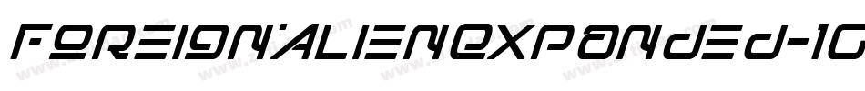 ForeignAlienExpanded-1GDjZ字体转换