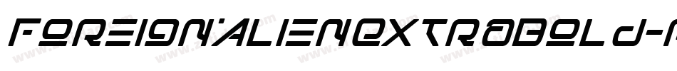 ForeignAlienExtraBold-rgxv9字体转换