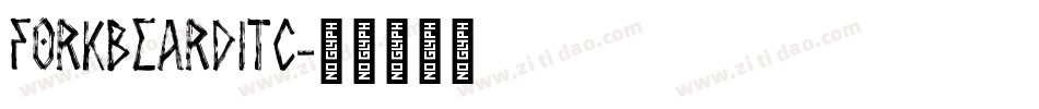 ForkbeardITC字体转换