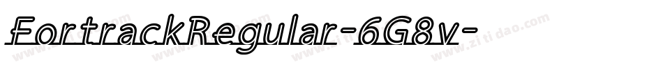 FortrackRegular-6G8v字体转换 FortrackRegular-6G8v字体转换