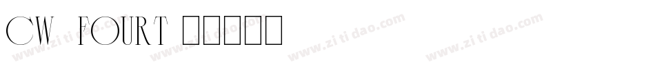 CW_FOURT字体转换