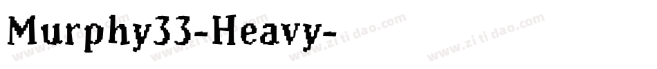 Murphy33-Heavy字体转换