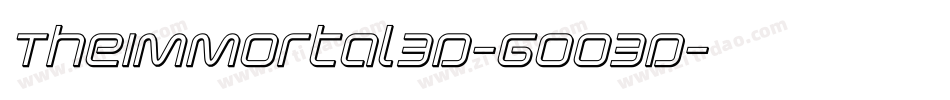 TheImmortal3D-GOO3D字体转换