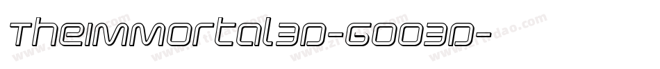 TheImmortal3D-GOO3D字体转换