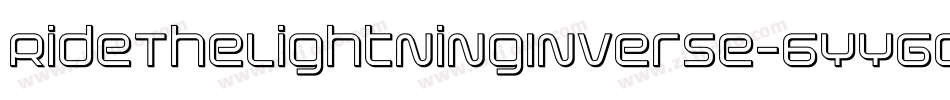 RideTheLightningInverse-6YYGo字体转换