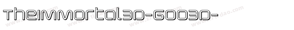 TheImmortal3D-GOO3D字体转换