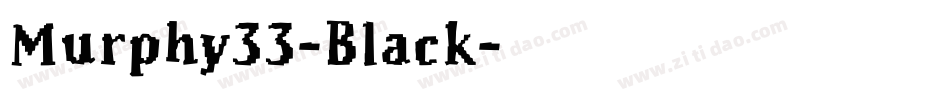 Murphy33-Black字体转换