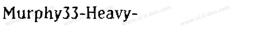 Murphy33-Heavy字体转换
