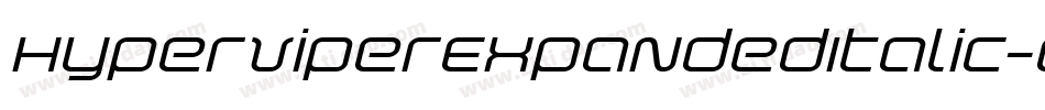 HyperViperExpandedItalic-eZZOn字体转换