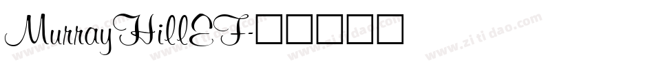 MurrayHillEF字体转换