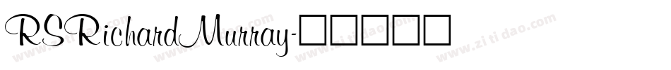 RSRichardMurray字体转换