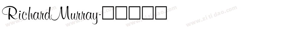 RichardMurray字体转换