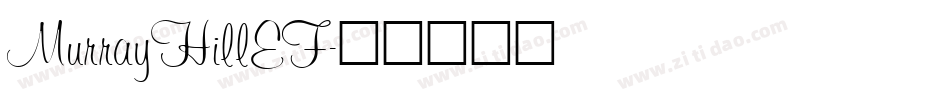 MurrayHillEF字体转换