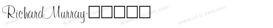 RichardMurray字体转换