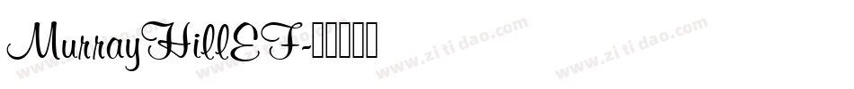 MurrayHillEF字体转换