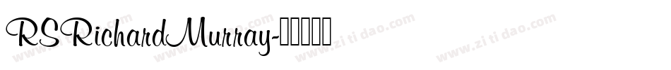 RSRichardMurray字体转换