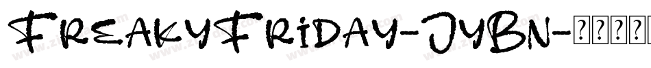FreakyFriday-JyBn字体转换