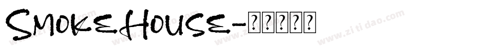 SmokeHouse字体转换