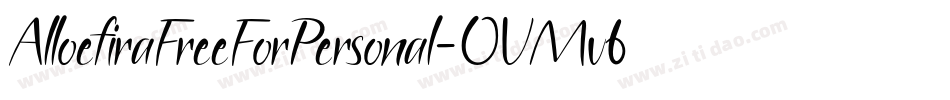 AlloefiraFreeForPersonal-OVMv6字体转换 AlloefiraFreeForPersonal-OVMv6字体转换