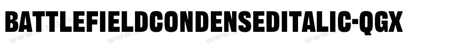 BattlefieldCondensedItalic-qgx0字体转换