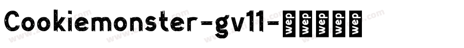 Cookiemonster-gv11字体转换