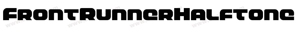 FrontRunnerHalftoneItalic-1xr0字体转换