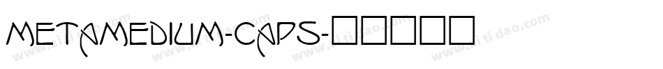 MetaMedium-Caps字体转换