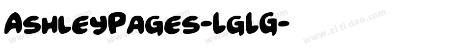 AshleyPages-LgLG字体转换