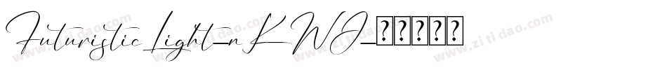 FuturisticLight-nKWJ字体转换
