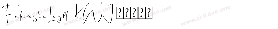 FuturisticLight-nKWJ字体转换