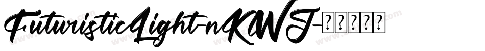 FuturisticLight-nKWJ字体转换