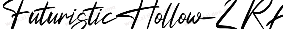 FuturisticHollow-2RAK字体转换