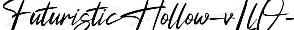 FuturisticHollow-vLlO字体转换