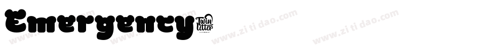 Emergency字体转换