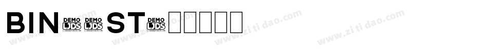 bin01st字体转换