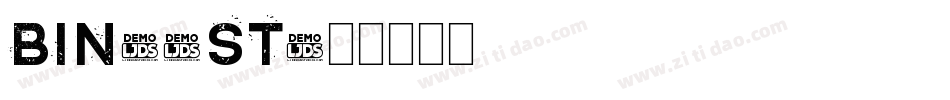 bin01st字体转换