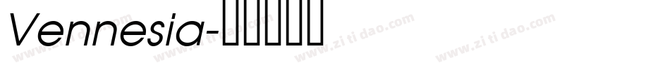 Vennesia字体转换