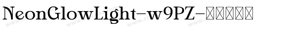 NeonGlowLight-w9PZ字体转换