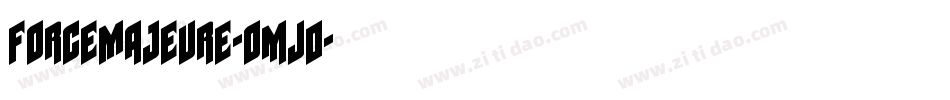 ForceMajeure-omJ0字体转换