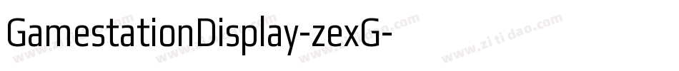 GamestationDisplay-zexG字体转换