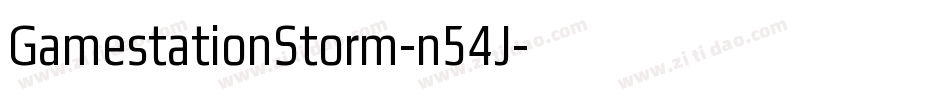 GamestationStorm-n54J字体转换