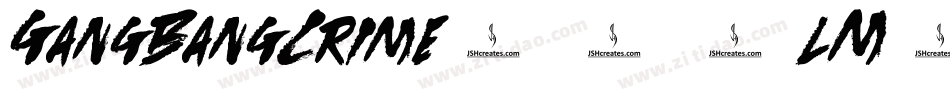 GangBangCrime-86lM字体转换