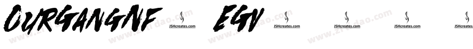 OurGangNf-EGv4字体转换