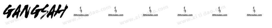 gangsah字体转换