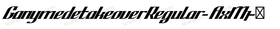 GanymedetakeoverRegular-AxM7字体转换