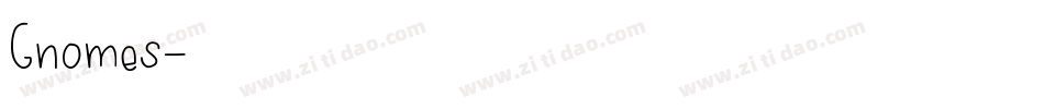 Gnomes字体转换