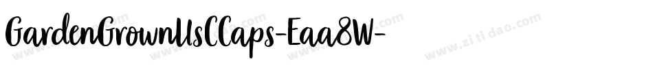 GardenGrownUsCCaps-Eaa8W字体转换