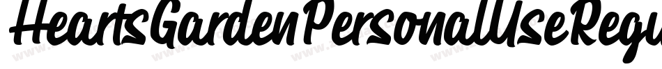 HeartsGardenPersonalUseRegular-Lgp4字体转换