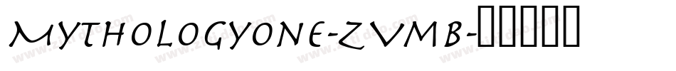 MythologyOne-ZVmB字体转换