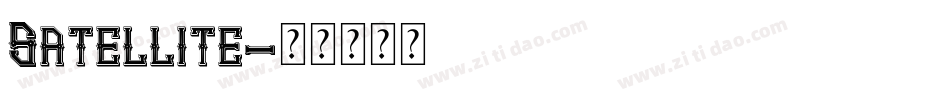 Satellite字体转换